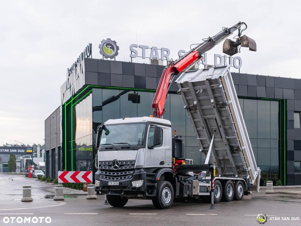 Mercedes-Benz AROCS 3643 8x4 Fassi F235A.2.23 E-dynamic Żuraw Wywrotka - 2