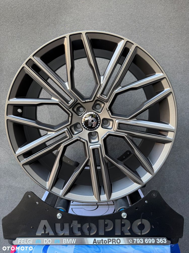 NOWE alufelgi M pakiet 5x112 21 felgi 9,5j ET25 BMW seria 3 G20 G22 G30 G31 F44 G22 G23 G32 F39 G60 G01 X1 F48 G42 X2 U06 G11 G12 Z4 G29 xDrive Styling Japan Racing Carbonado - 1