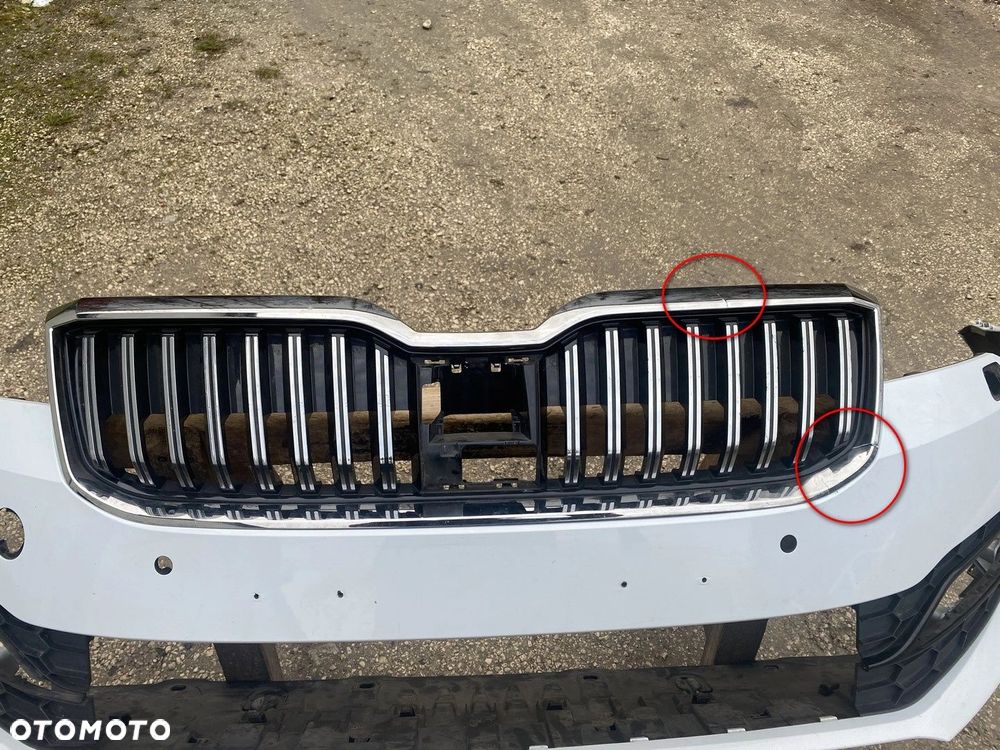 ZDERZAK PRZÓD PRZEDNI SKODA SUPERB III LIFT 19-23 SPORTLINE 3V0807221M Z KRATKAMI I PODŁOGĄ - 5