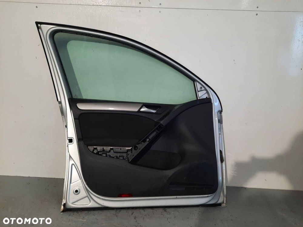 } DRZWI PRZÓD PRZEDNIE LEWE VW VOLKSWAGEN GOLF 6 VI LA7W SREBRNE - 5