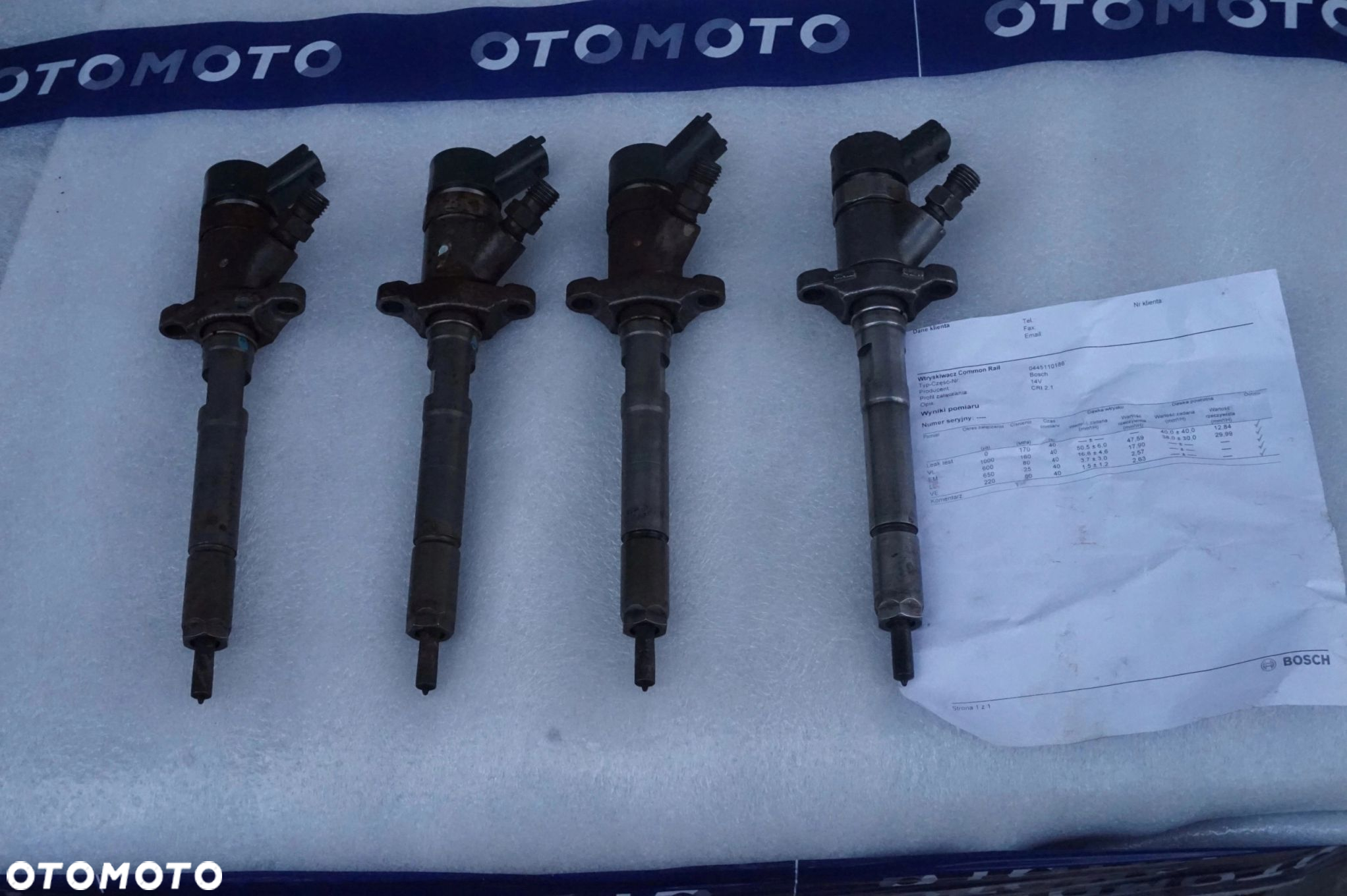 WTRYSK 1.6 TDCI VOLVO C30 S40 II V50 V70 0445110311 - 2
