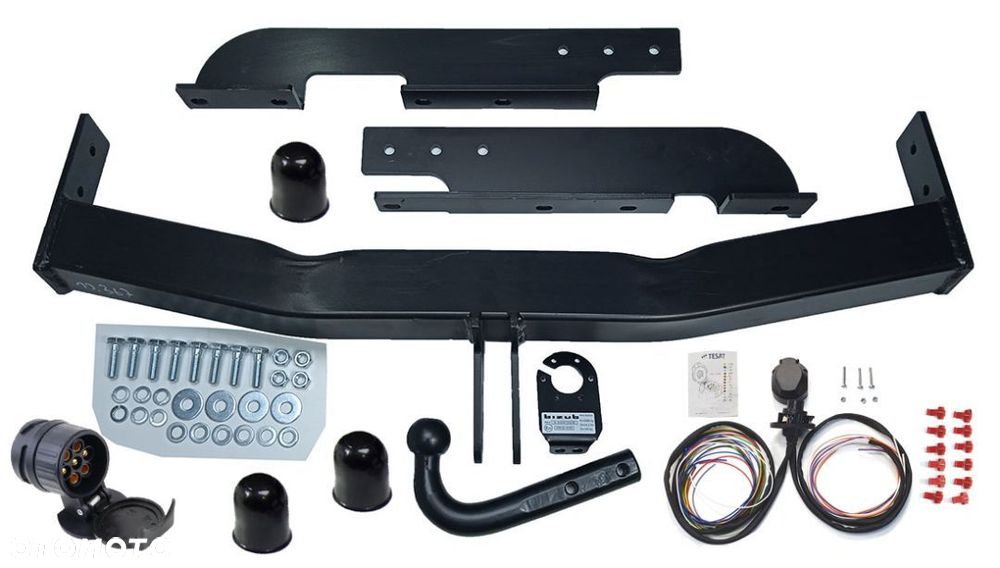 JEEP GRAND CHEROKEE 2 II WJ WG 99+ LAREDO HAK HOLOWNICZY + WIĄZKA + GNIAZDO 13PIN + ADAPTERE 13/7P - 1