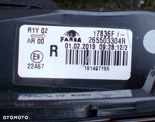 RENAULT CLIO V 5 19- PRAWA LED KLAPA ORYGINAŁ - 3