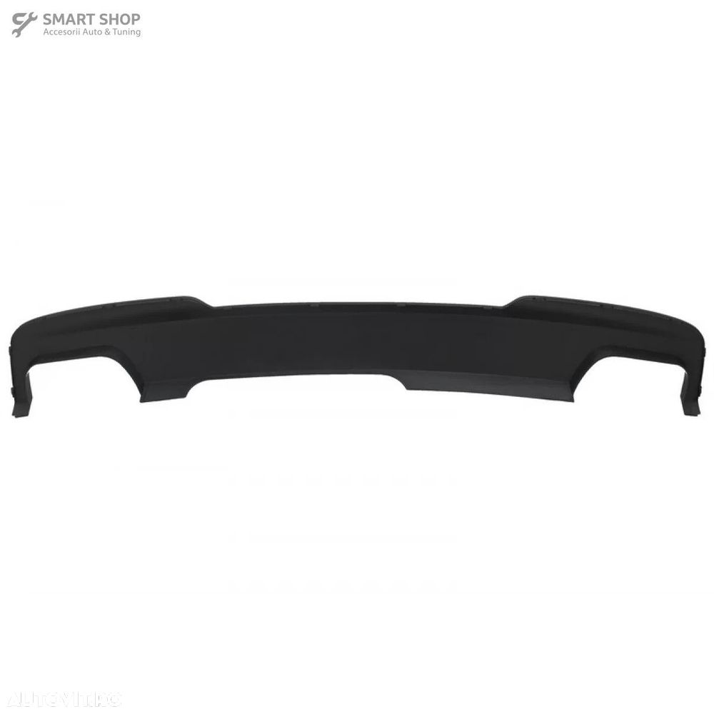 Difuzor de aer cu evacuare dubla negru lucios BMW F10 F11 Seria 5 (201 - 4