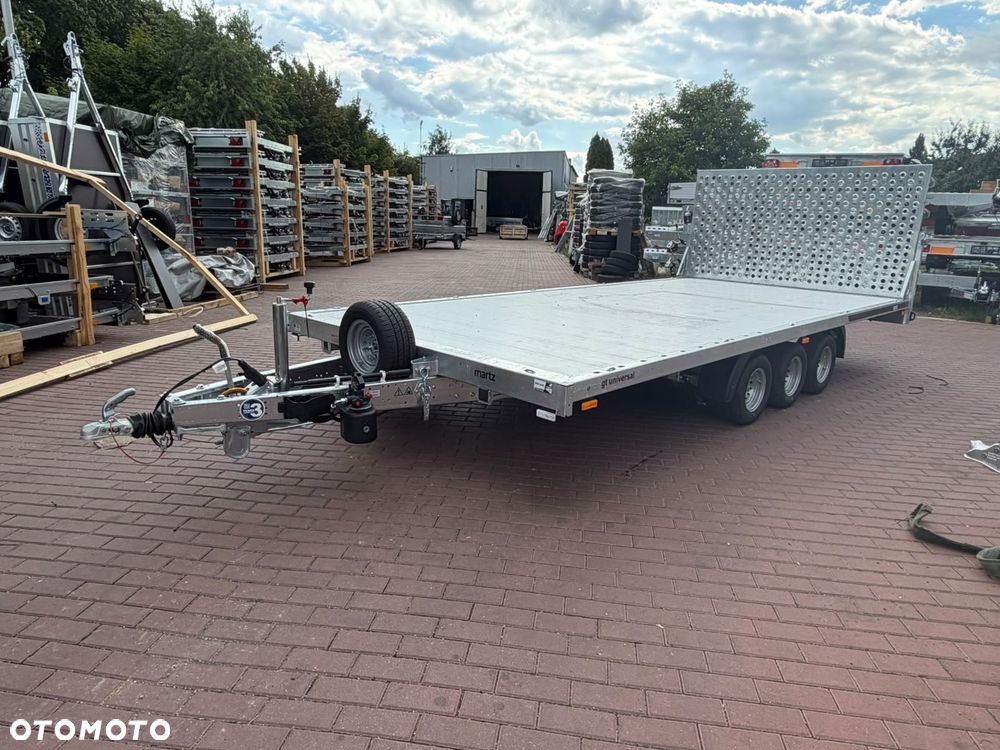 Martz Laweta Martz GT Universal 500/3 podłoga ALU DMC 3,5T 3 osie  koparka walec quad WYPRZEDAŻ - 2