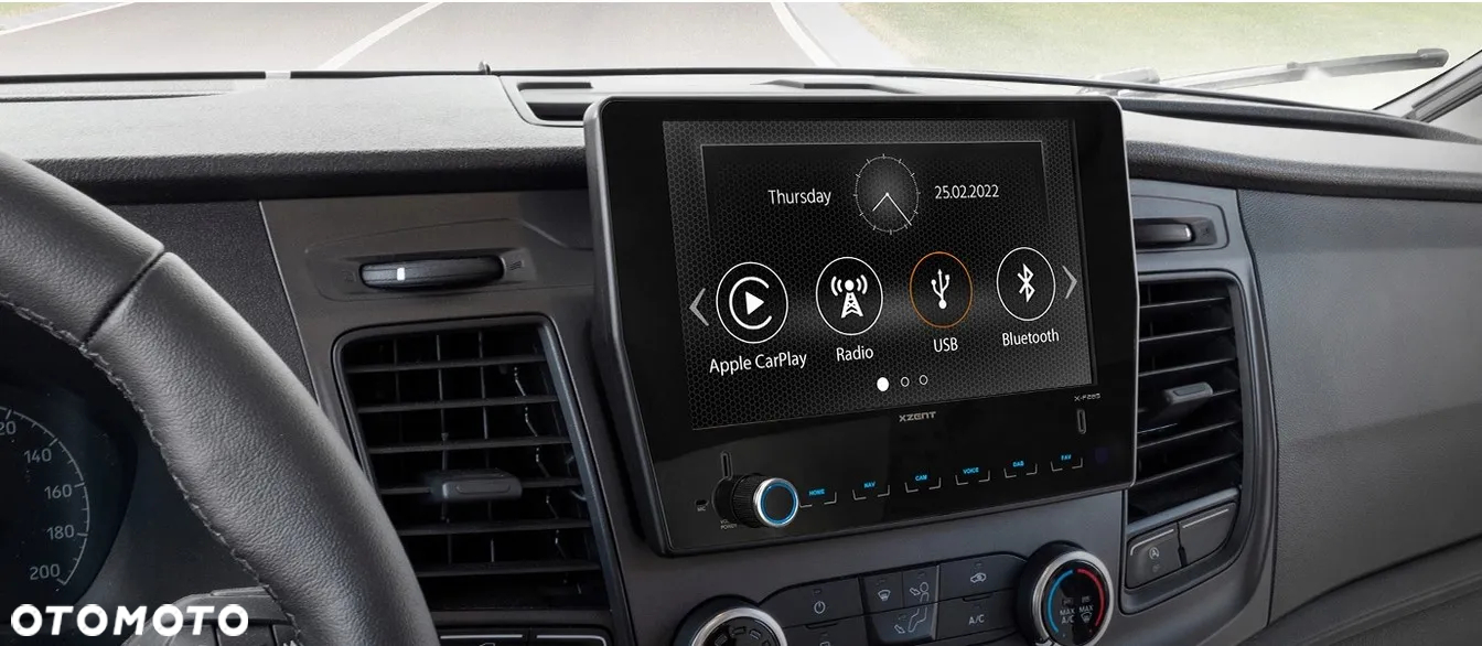 RADIO Z NAWIGACJĄ XZENT X-F285 9'' FORD KAMPER STACJA MULTIMEDIALNA - 3