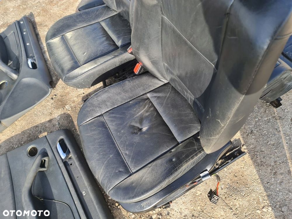 FOTEL FOTELE KANAPA BOCZKI SKÓRA0 BMW E46 KOMBI - 2
