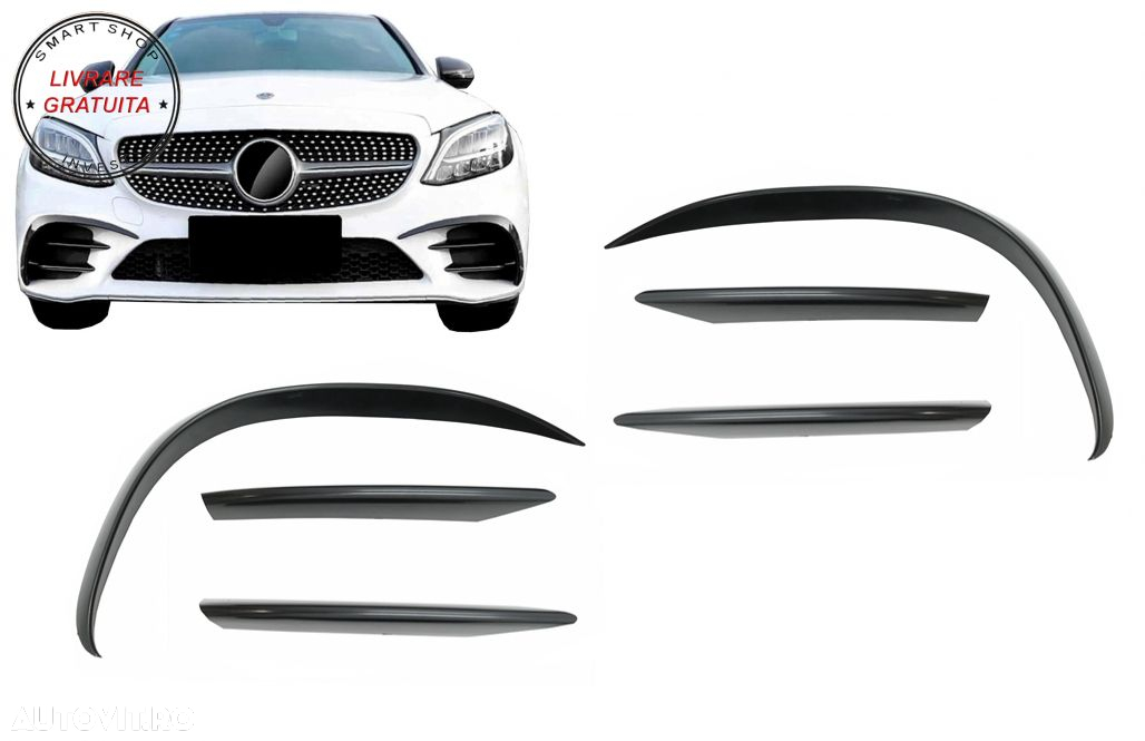 Prelungiri Bara Fata Mercedes C-Class W205 S205 C205 A205 Facelift (2019-up) C43 D- livrare gratuita - 8