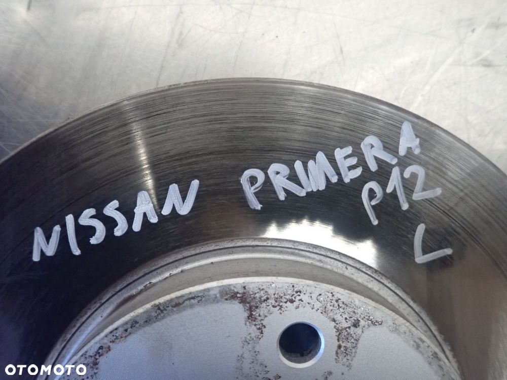 TARCZE HAMULCOWE PRZÓD NISSAN PRIMERA P12 - 2