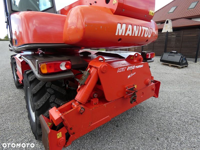 Manitou MRT2150 ROTO / Sprowadzona / Pilot , wciągarka, łyżka + widły / - 25
