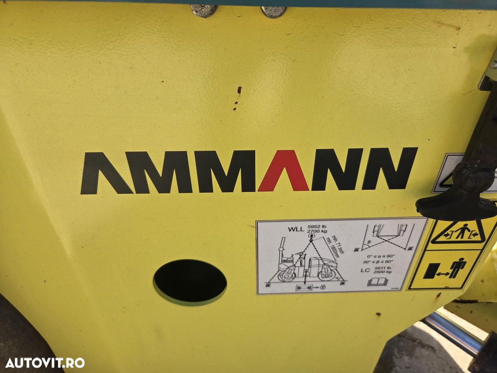 Ammann 2,65tone, latime tambur 1,2m, 2021, 259h, motor Kubota 31CP, lung 2,1m, intoarce in 2,5m, posibilitate leasing 3ani, CA NOU-PROMOTIE 19.900 EUR+Tva - 22