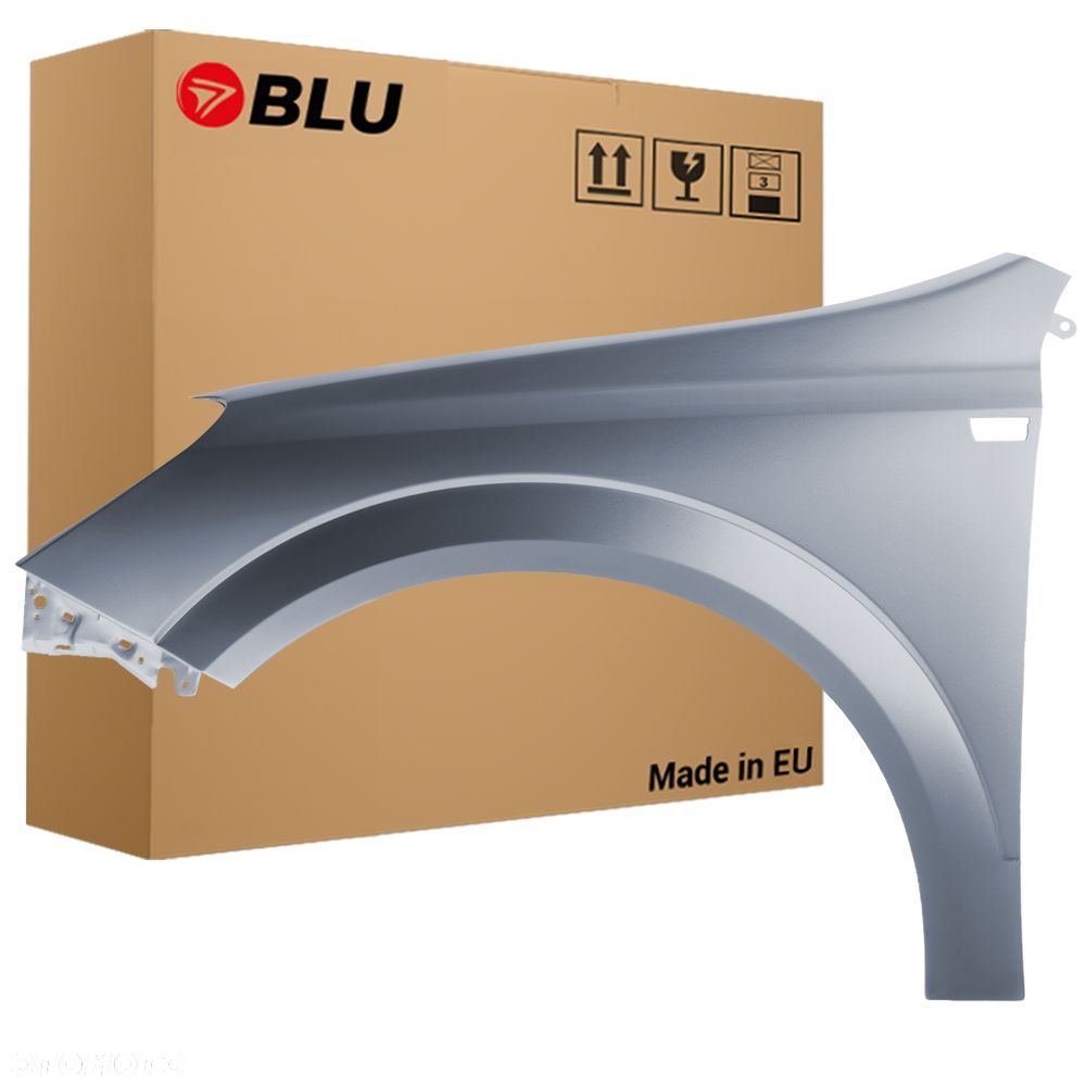 BLU Błotnik OPEL ASTRA H 3 III Z155 lewy srebrny 04-14 przód MondlandGrau - 1