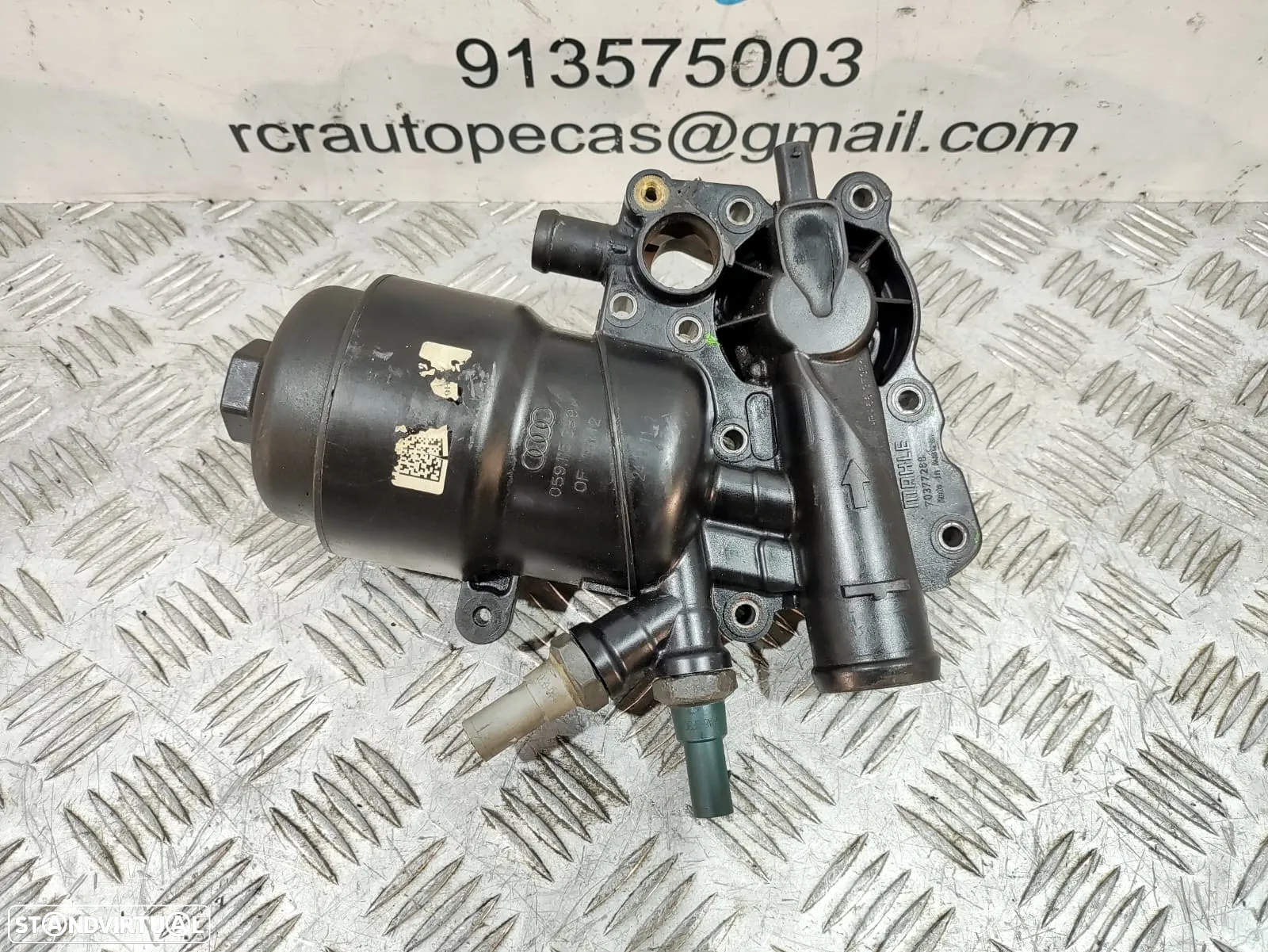 Suporte filtro de óleo de motor Audi 3.0 V6 24v 245cv CDU 059115389 059.115.389 70377288 - 3