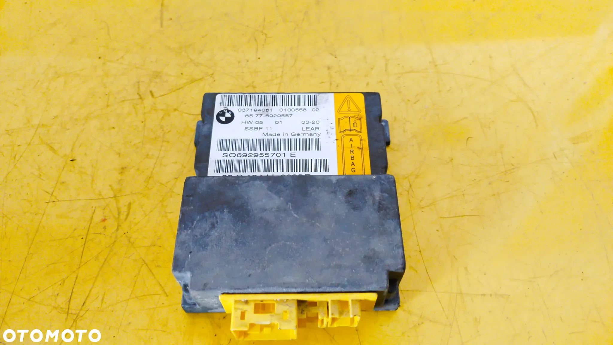 Sensor airbag fotela BMW OE 6929557 - 1