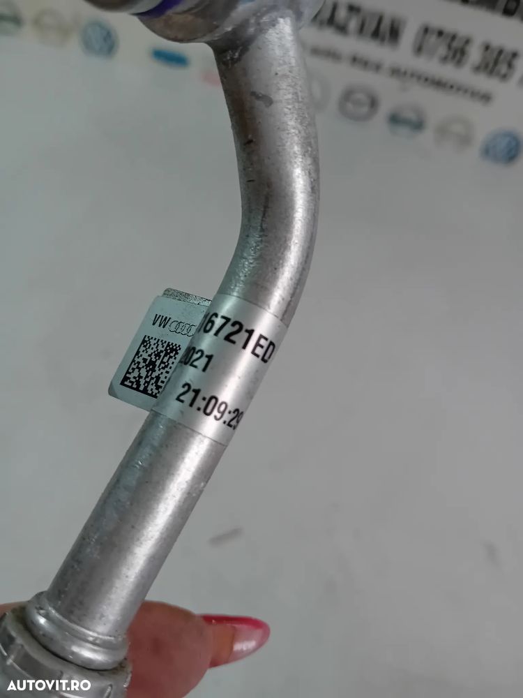 Furtun Conducta Clima Audi A6 4K C8 2.0 Tdi Motor DTO Cutie UKY Cod 4K0816721ED - 7