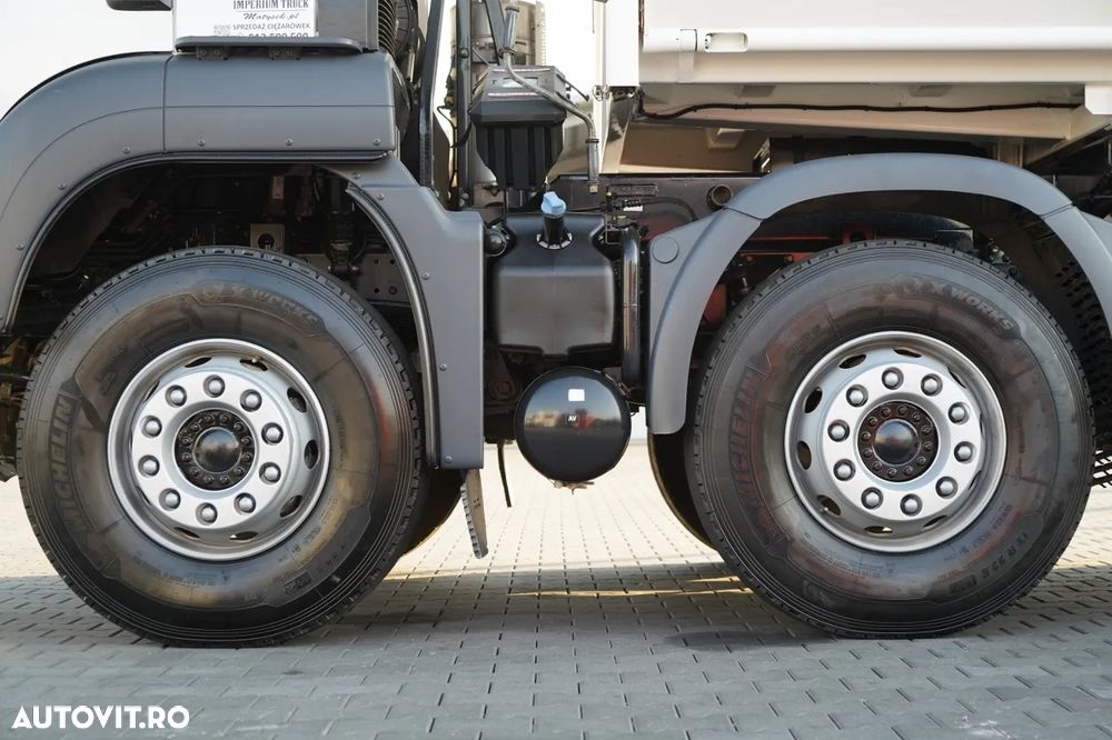 MAN TGS 35.420 / 8X4 / BASCULATOR 2 LATURĂ / HIDRAULIC / BORDMATIC / AUTOMAT - 24