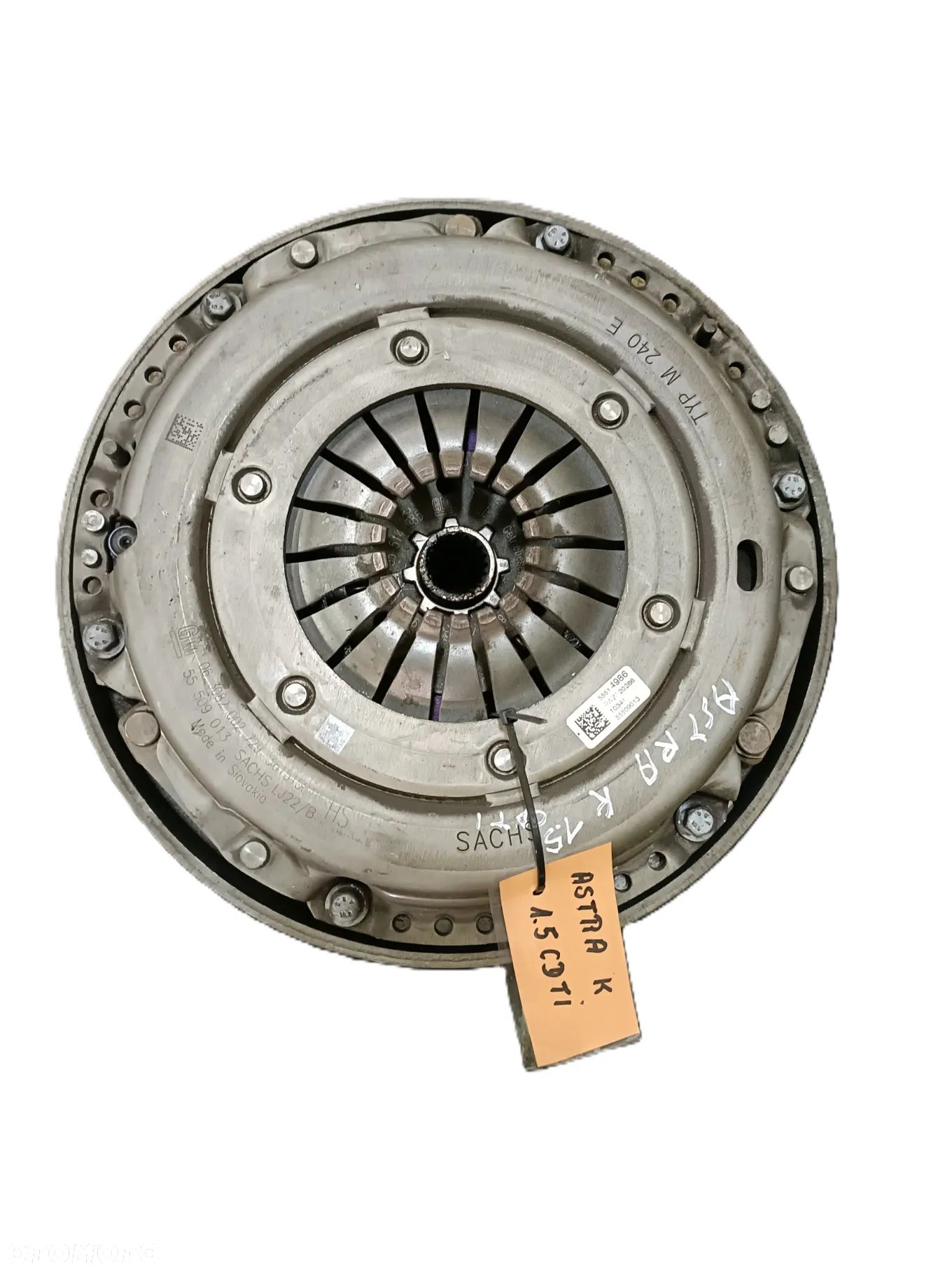 OPEL ASTRA K 05-21 1,5 CDTI koło dwumasowe dwumas sprzęgło SACHS 55509013 * - 1