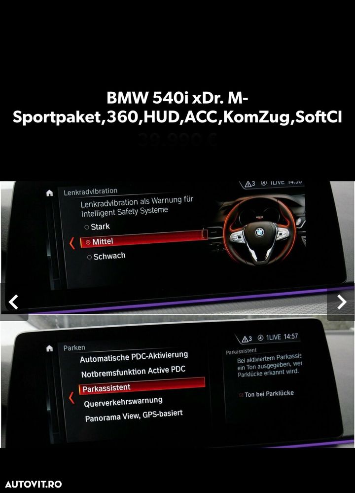 BMW Seria 5 540i xDrive AT - 15
