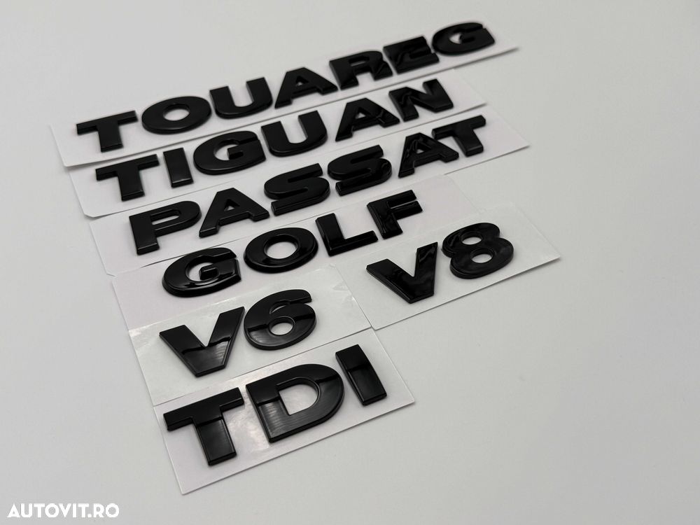 Embleme Compatigile Vw touareg/tiguan/passat/golf/v6/v8/tdi - 3