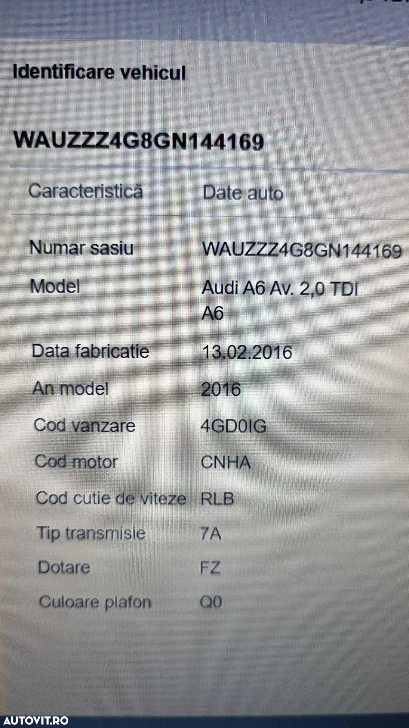 Calculator 0CK927156S Cutie Automata DSG STRONIC DL382 OCK 7 viteze RLB SKB QLX / AUDI A6 C7 / 2.0TDI CNHA / 2014+ - 4