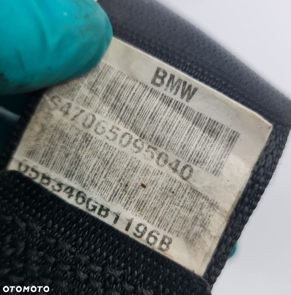 PAS BEZPIECZEŃSTWA TYLNY LEWY TYŁ BMW 5 E61 E60 - 2