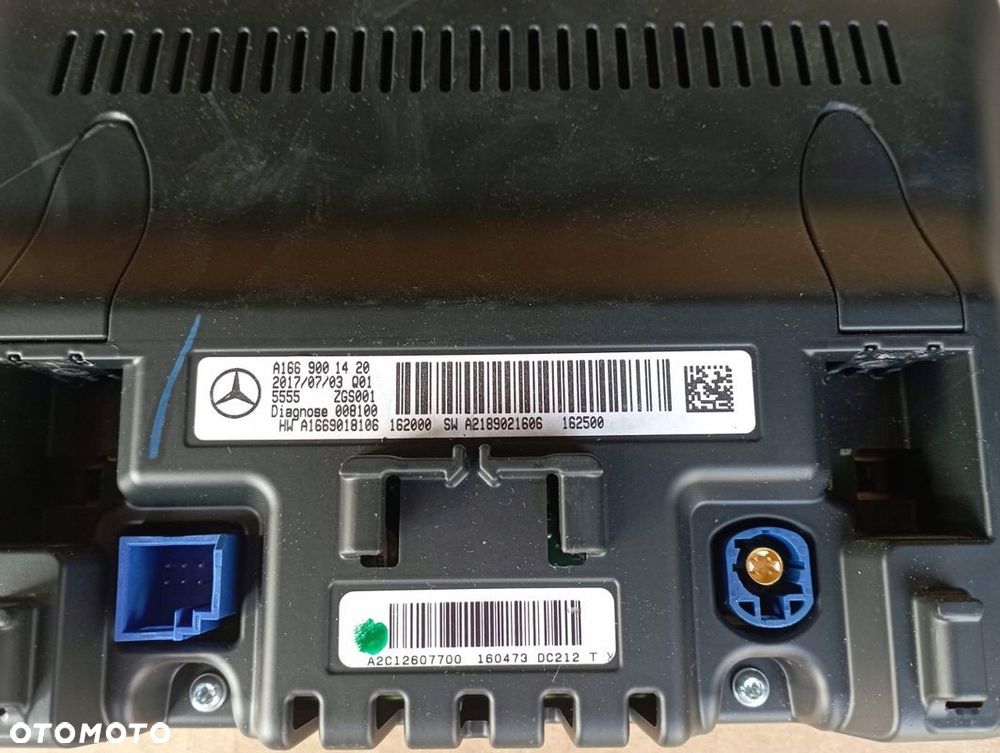 MERCEDES GLE W166 W292 WYŚWIETLACZ EKRAN A1669001420 - 3