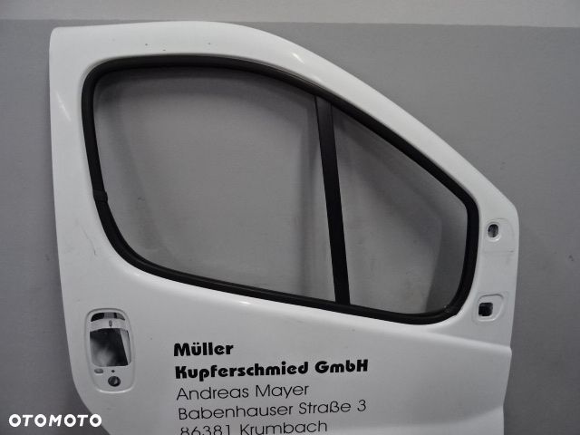DRZWI PRAWY PRZÓD PRAWE PRZEDNIE  RENAULT TRAFIC II 01-06 LAK:OD31 NR413 - 2