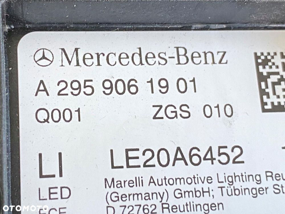 mercedes eqe 295 lampa przednia lewa digital led - 10