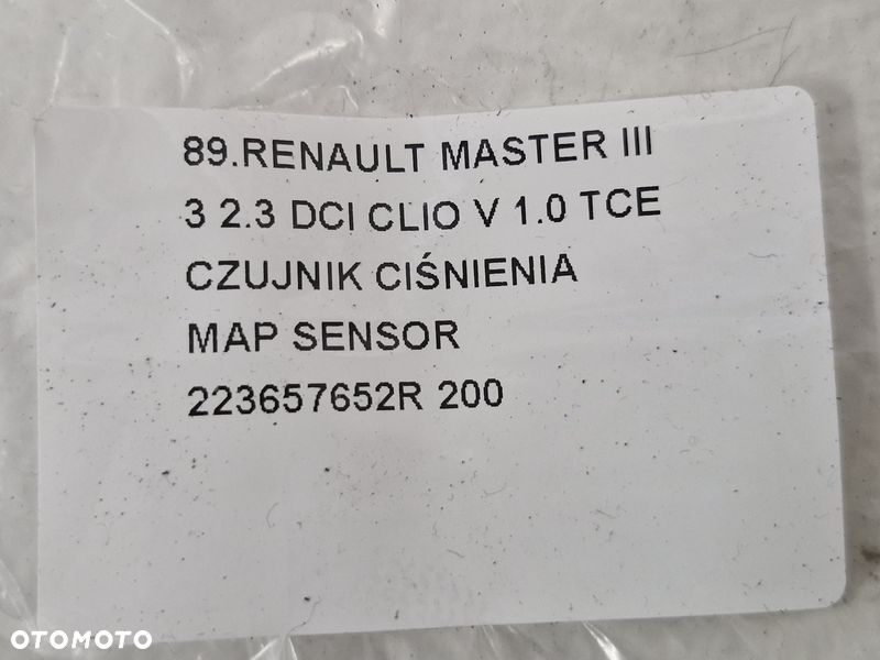 RENAULT MASTER III 3 2.3 DCI CLIO V 1.0 TCE CZUJNIK CIŚNIENIA MAP SENSOR 223657652R - 6