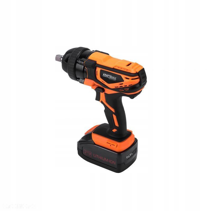 KRAFTDELE KLUCZ UDAROWY BEZSZCZOTKOWY 1/2"  4Ah AKUMULATOR 21V KD5465 - 7
