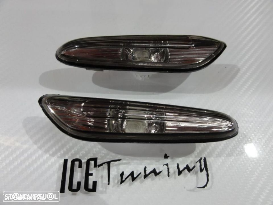 Piscas, Farolins Laterais + lâmpadas cromadas para BMW E81, E82, E84, E87, E88, E46 +01, E60, E61 E90 E91 E92 E93 escurecidos ou em cristal - 3