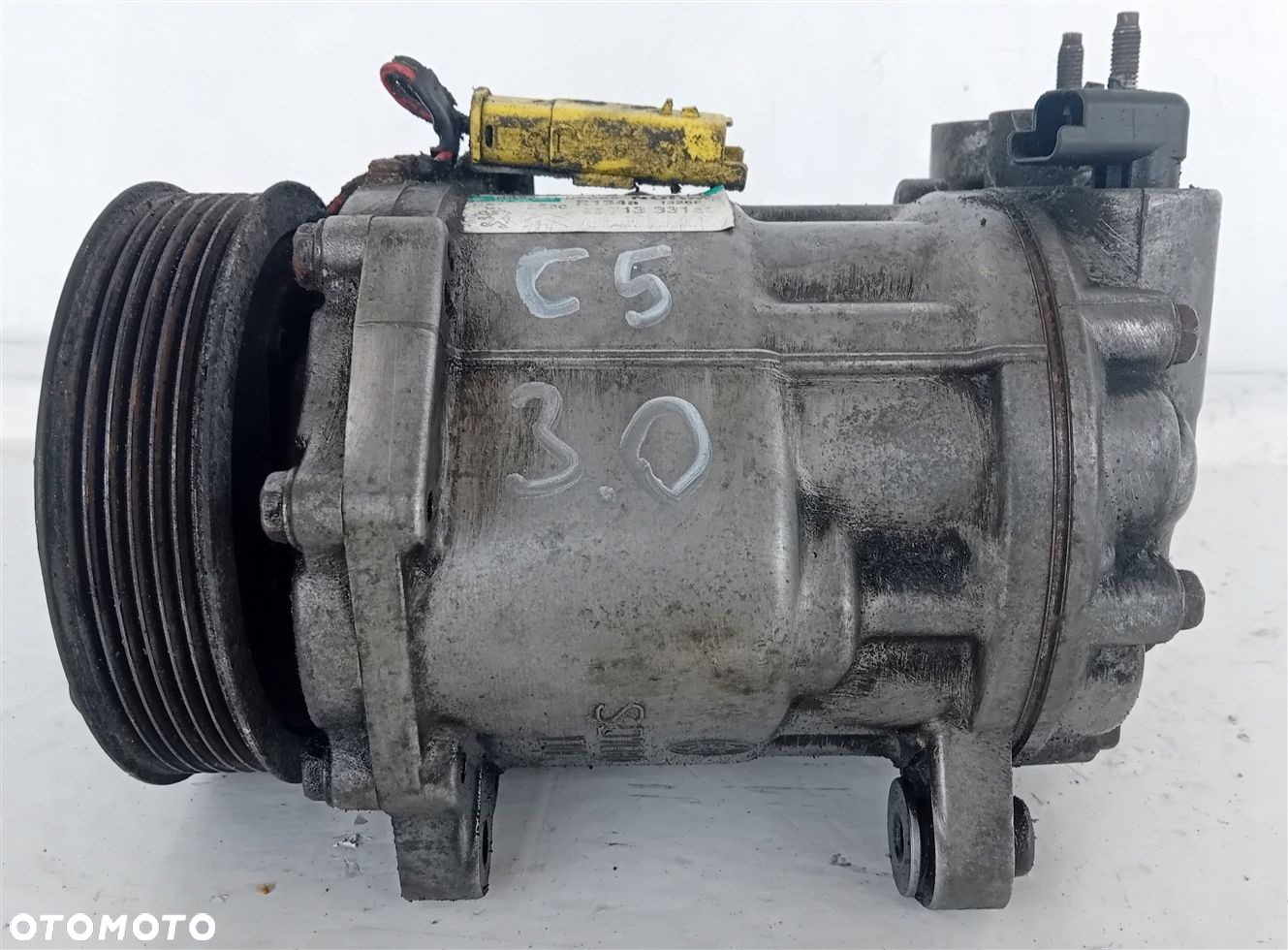 SPRĘŻARKA KOMPRESOR KLIMATYZACJI CITROEN C5 III X7 3.0 HDI V6 9671333180 - 3