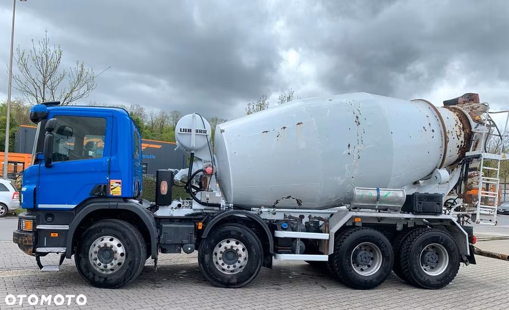 Scania P410 / Betonomieszarka Liebherr 9 m³ / 8x4 / 190 tys. km - 5