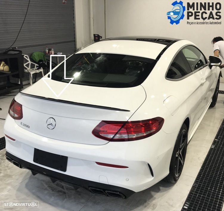 Spoiler | Aileron de Mala Mercedes Classe C (W205) Coupê - 1