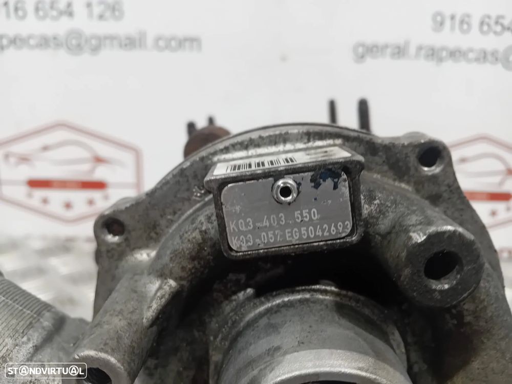 Turbo Peugeot 307 2.0 HDI K03-403.550 K03-057 EG5042693 Original - 6