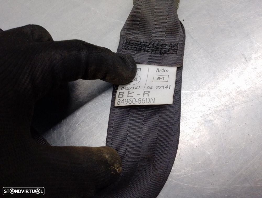 CINTO SEGURANÇA TRASEIRO DIREITO SUZUKI GRAND VITARA I 2005 -8496066DN - 1