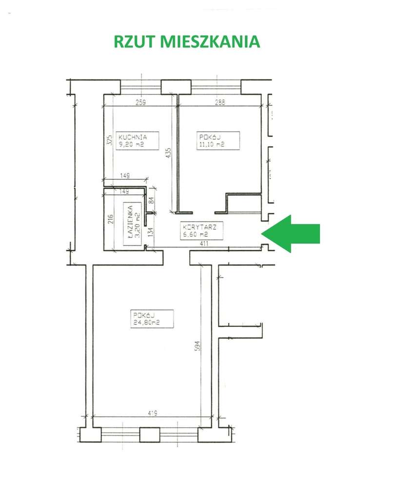 Mieszkanie 2 pokojowe, 55m² z windą. - Pełny obrazek: 2/7