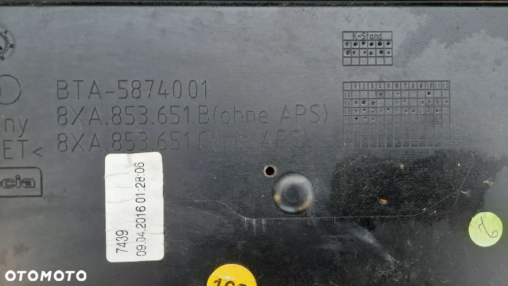 AUDI A1 8XA 13-18r GRILL ATRAPA CHŁODNICY 8XA853651B - 12