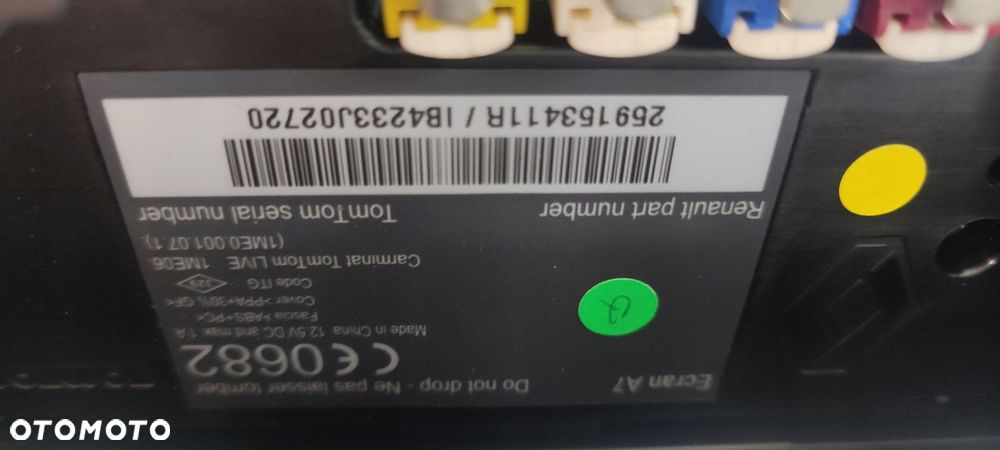 259153411R wyświetlacz ekran radia nawigacji ramka RENAULT MEGANE III 3 EU - 5