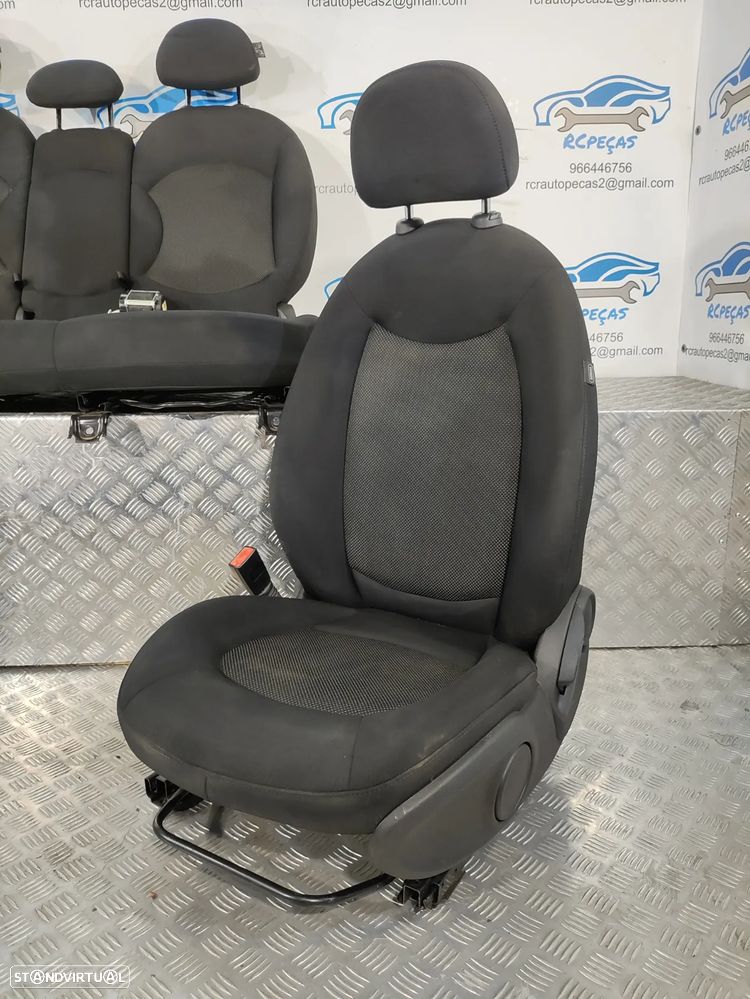 BANCO BANCOS ORIGINAIS MINI COOPER ONE D R60 COUNTRYMAN TECIDO AIRBAG - 9