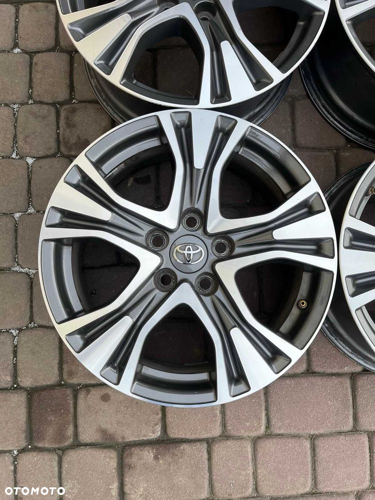 Oryginalne alufelgi Toyota 5x114,3 17 cali CZUJNIKI RAV4 BICOLOR - 6