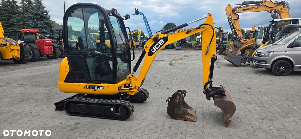 JCB <<Minikoparka JCB 8018cts 2012r, 3 łyżki szybkozłącze hydrauliczne, sprowadzona>> - 5