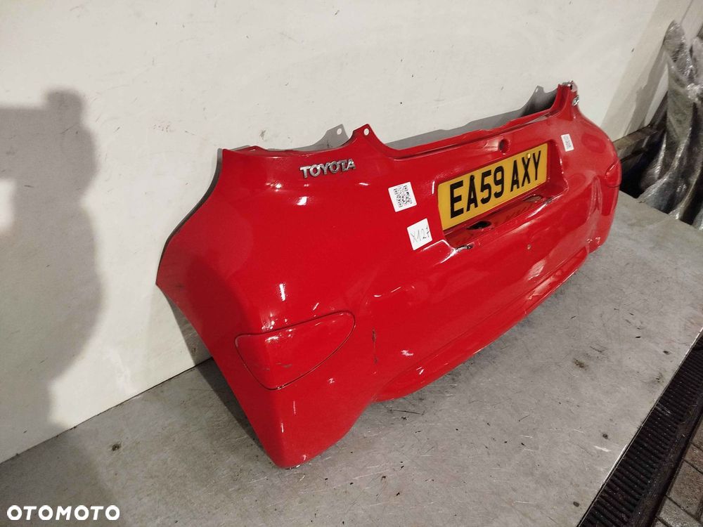 + ZDERZAK TYŁ TYLNY TOYOTA AYGO I 1 3P0 CZERWONY - 3