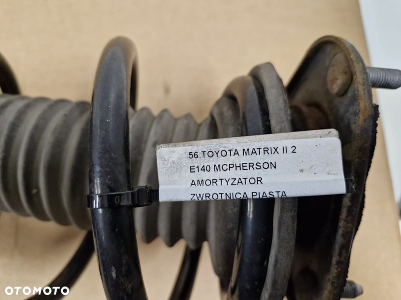 TOYOTA MATRIX 2 II E140 MCPHERSON PRAWY ZWROTNICA PRAWA PIASTA AMORTYZATOR - 5