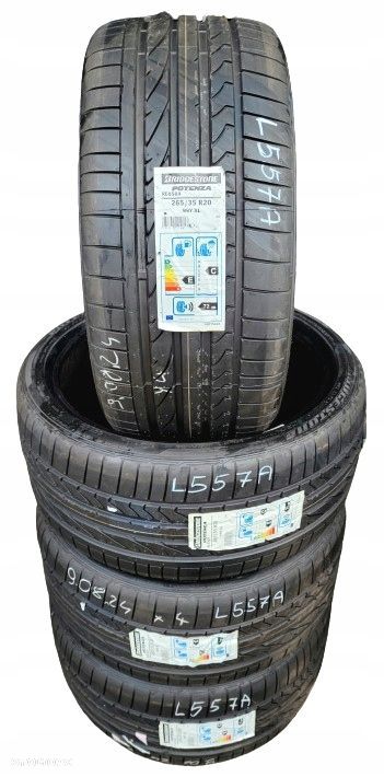 4x Bridgestone Potenza RE050A 265/35R20 99Y XL L557A - 1