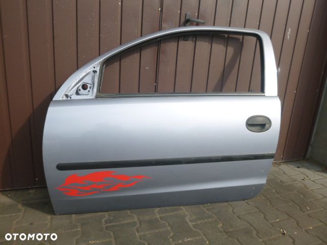 DRZWI LEWY PRZÓD LEWE PRZEDNIE KOMPLETNE OPEL CORSA C 3D Z163 - 9
