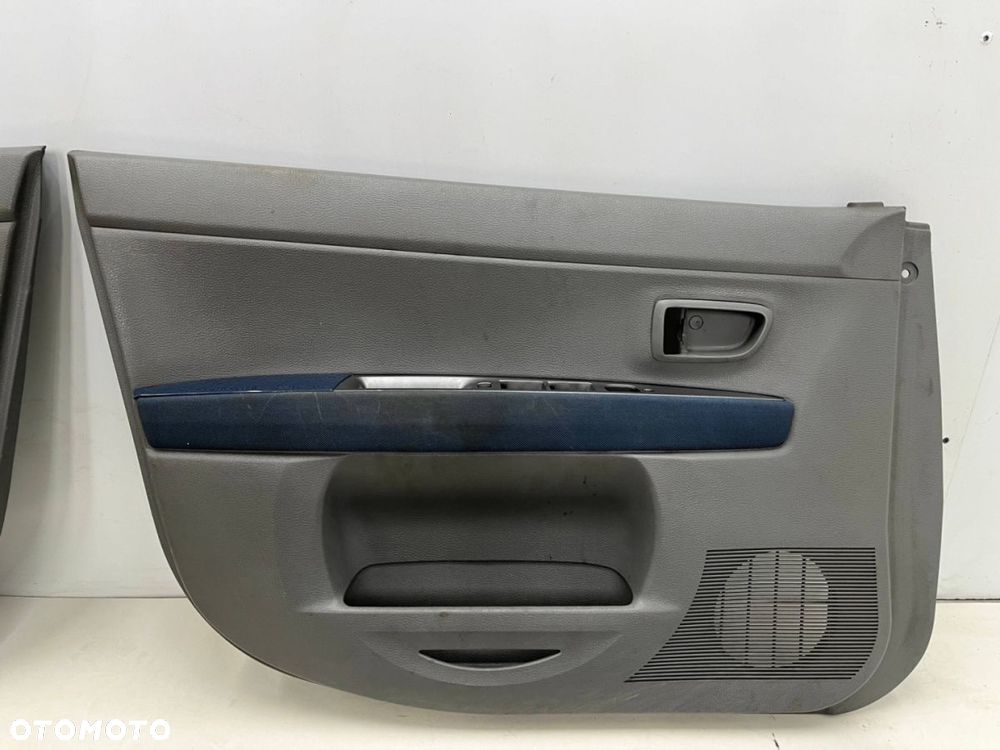Tapicerka Mazda 2 I DY 02-07r. boczki drzwi KOMPLET prawy lewy tył przód - 6