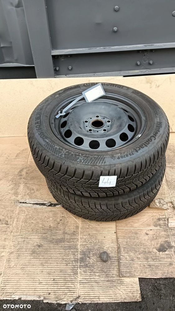 Koła stalowe opony zimowe Continental 205/60 R16 2023 VW Skoda Seat - 1