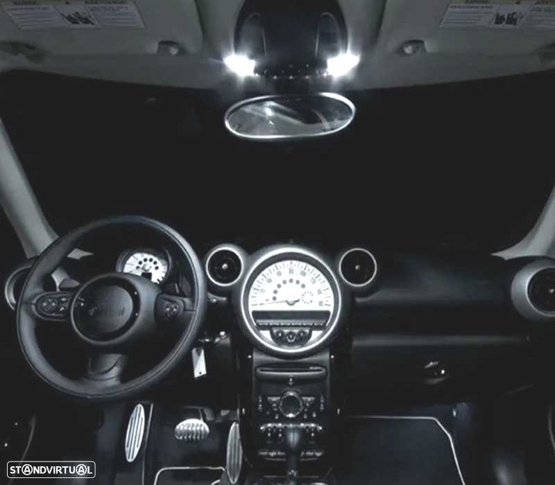 KIT COMPLETO 13 LAMPADAS LED INTERIOR PARA MINI COOPER S R60 11-13 - 12