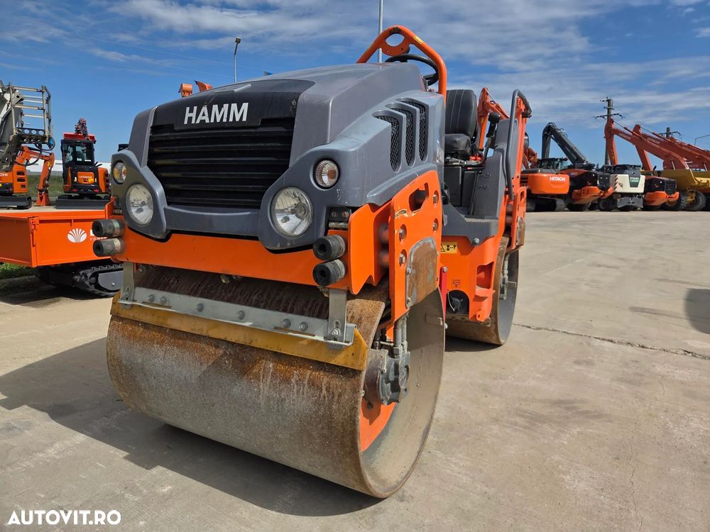 Hamm HAMM HD10, 2021, 477h, 2,5 tone, latime tambur 1m, motor KUBOTA 25CP, produs in Germania, lungime 2,5m, viteza 10km/h, intoarce in 2,5m, CA NOU, posibilitate leasing 4 ani -PROMOTIE 19.900 EUR+Tva - 18